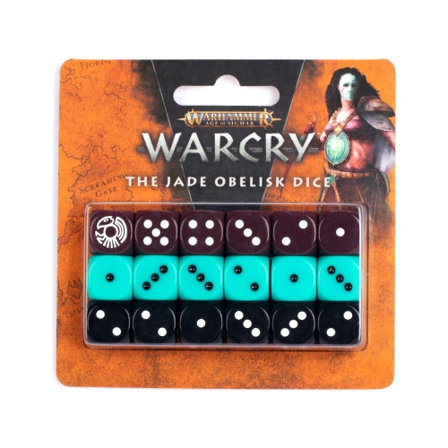 Warcry: Jade Obelisk Dice Set