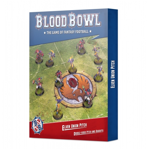 Blood Bowl: Elven Union Pitch – Double-sided Pitch and Dugouts Set